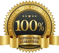 Gold 100% satisfaction guaranteed seal for the Axavive 90-day money-back guarantee